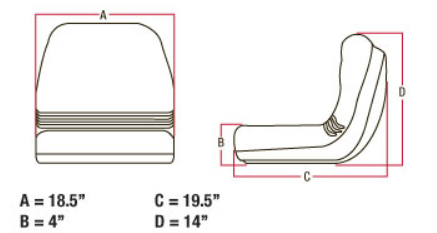 John Deere Seat TNCS-AM123666