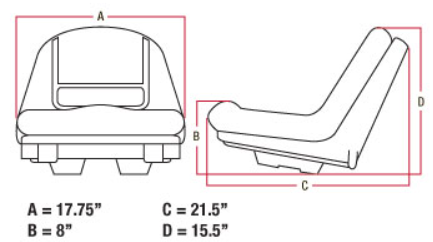 John Deere Seat TNCS-GY20496