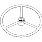 John Deere Steering Wheel TNCSW-AR26625