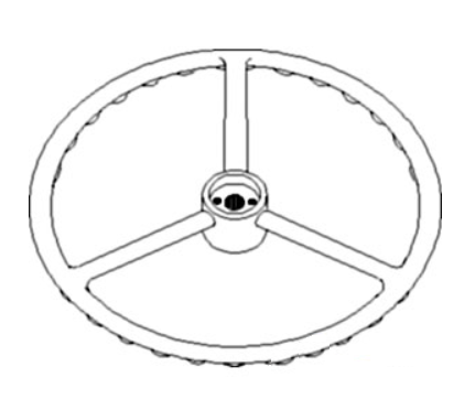John Deere Steering Wheel TNCSW-AR26625