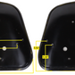John Deere Cushion Set (2 Pc.) Steel with Low Back TNCS-TY9379-6