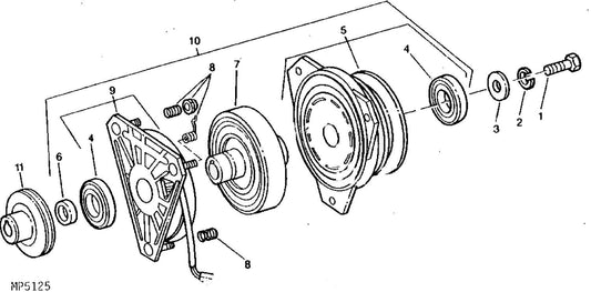 John Deere PTO Clutch TNCPC-255137